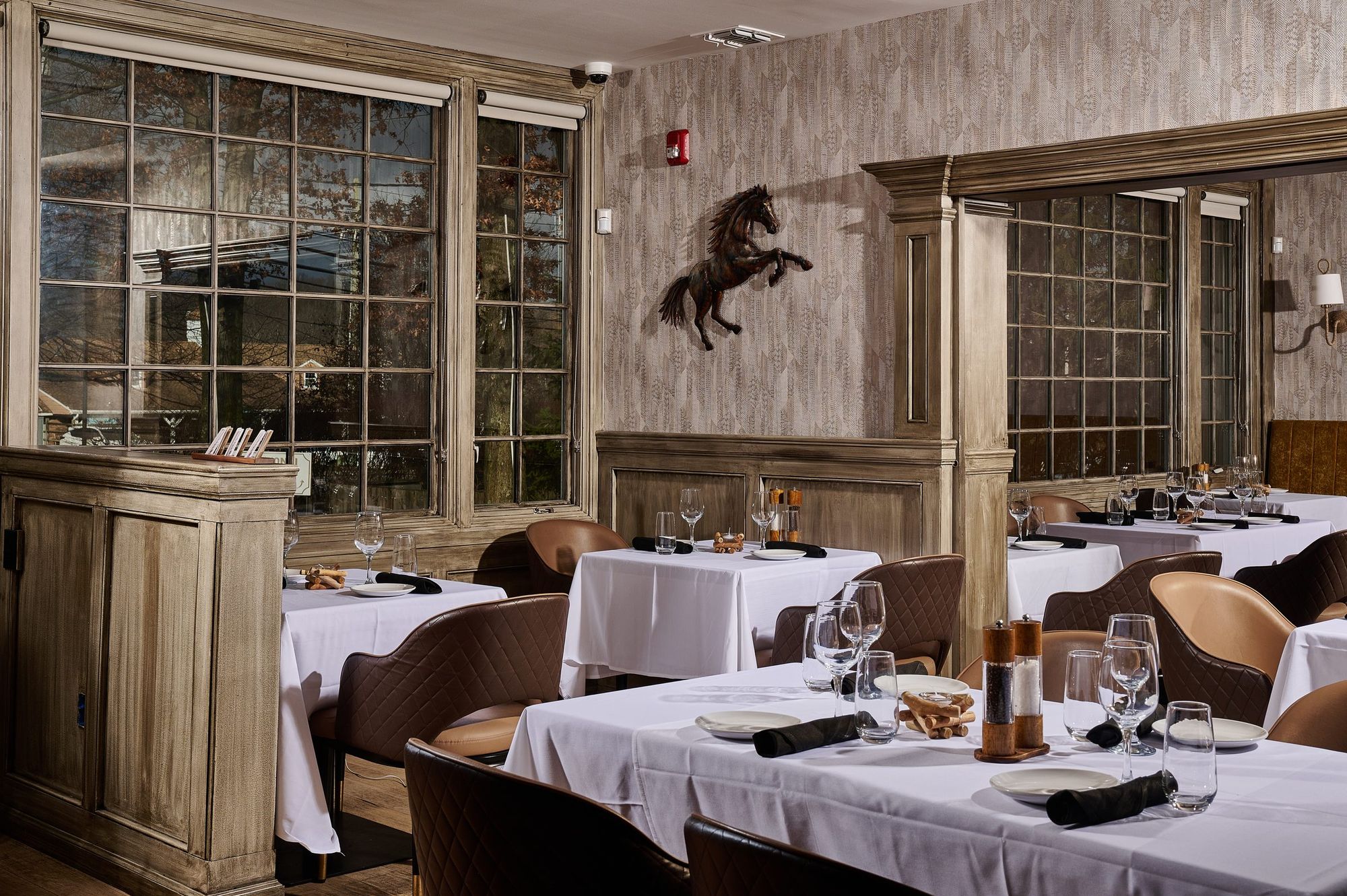 The dining room at Dolcetto, Chestnut Ridge, New York